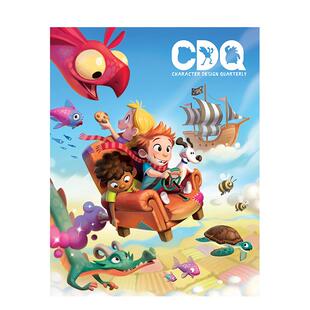 Quarterly Publishing 角色设计季 艺术插画原画设定集3dtotal 英文进口原版 Design Character 刊23 现货