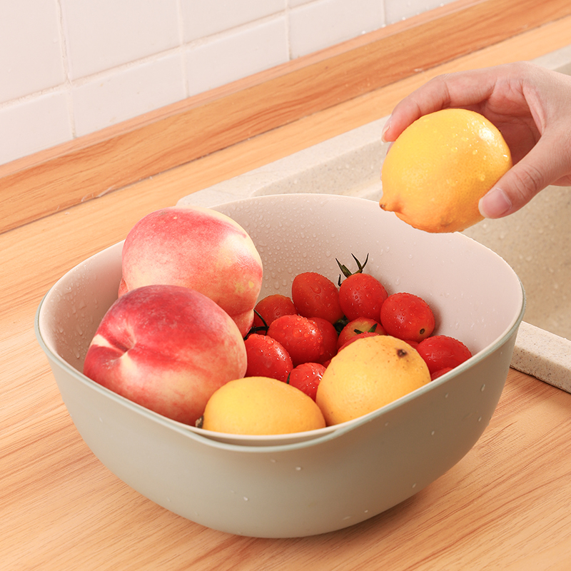Vegetable Basket household kitchen Leach basket double-deck Plastic Tray multi-storey Basket fruit Vegetables clean water tankin the Tableware , Tableware , Fruit bowl/Fruit plate/Hamper  category - from Buy2taobao.com to provide professional Taobao agent buy service