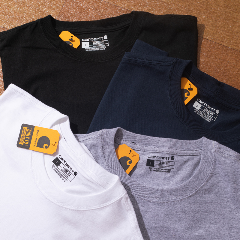 Carhartt卡哈特K87透气宽松圆领短袖男士情侣休闲百搭T恤女潮牌夏