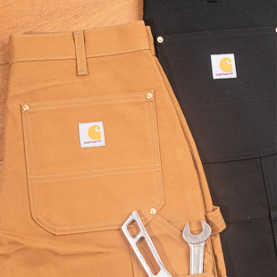 宽松直筒伐木裤 美式 潮 裤 Carhartt卡哈特B01重磅帆布双膝加厚工装