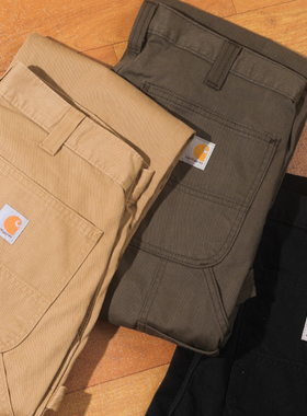 现货正品Carhartt卡哈特B324休闲裤男士美式重磅工装裤纯棉斜纹裤