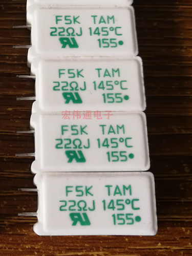 带温水泥电阻 F5K220J14 5W TAM F5K 22RJ