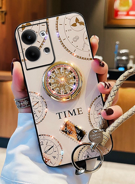 VOKASE 镶钻适用opporeno14手机壳reno13pro新款12高级感11保护套10新品9por女款网红oppo高端水钻带支架挂绳