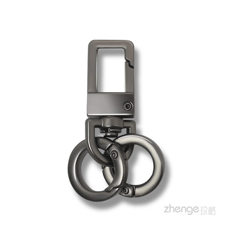 双域手机挂绳相机挂扣手机链夹片挂钩圆扣钥匙扣五金配件弹簧圈方形扣包挂电话套壳连接垫片精致合金属扣新品