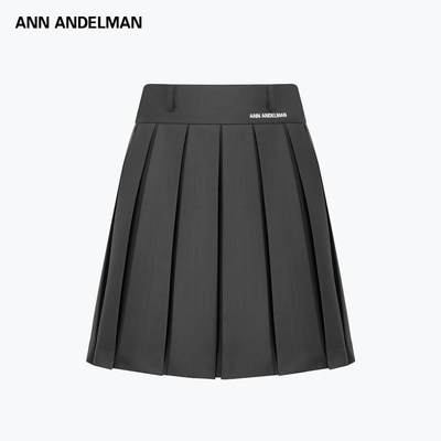 ANNANDELMAN灰色百褶短裙简约