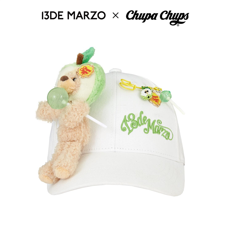13DE MARZO x 珍宝珠联名系列2026春夏新款糖果别针百搭棒球帽子