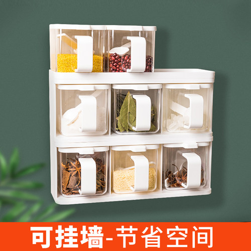 日式厨房调味叠加创意盐带