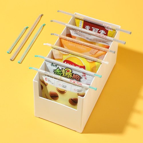 零食封口夹密封棒封口条长条茶叶防潮器封口棒零食物奶粉封口夹子