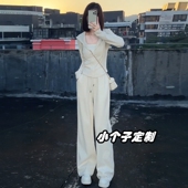 150小个子穿搭运动休闲连帽卫衣套装 气质两件套145 女2026春秋新款