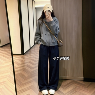 适合150小个子女装穿搭一整套2026秋季新款卫衣卫裤两件套装XS145