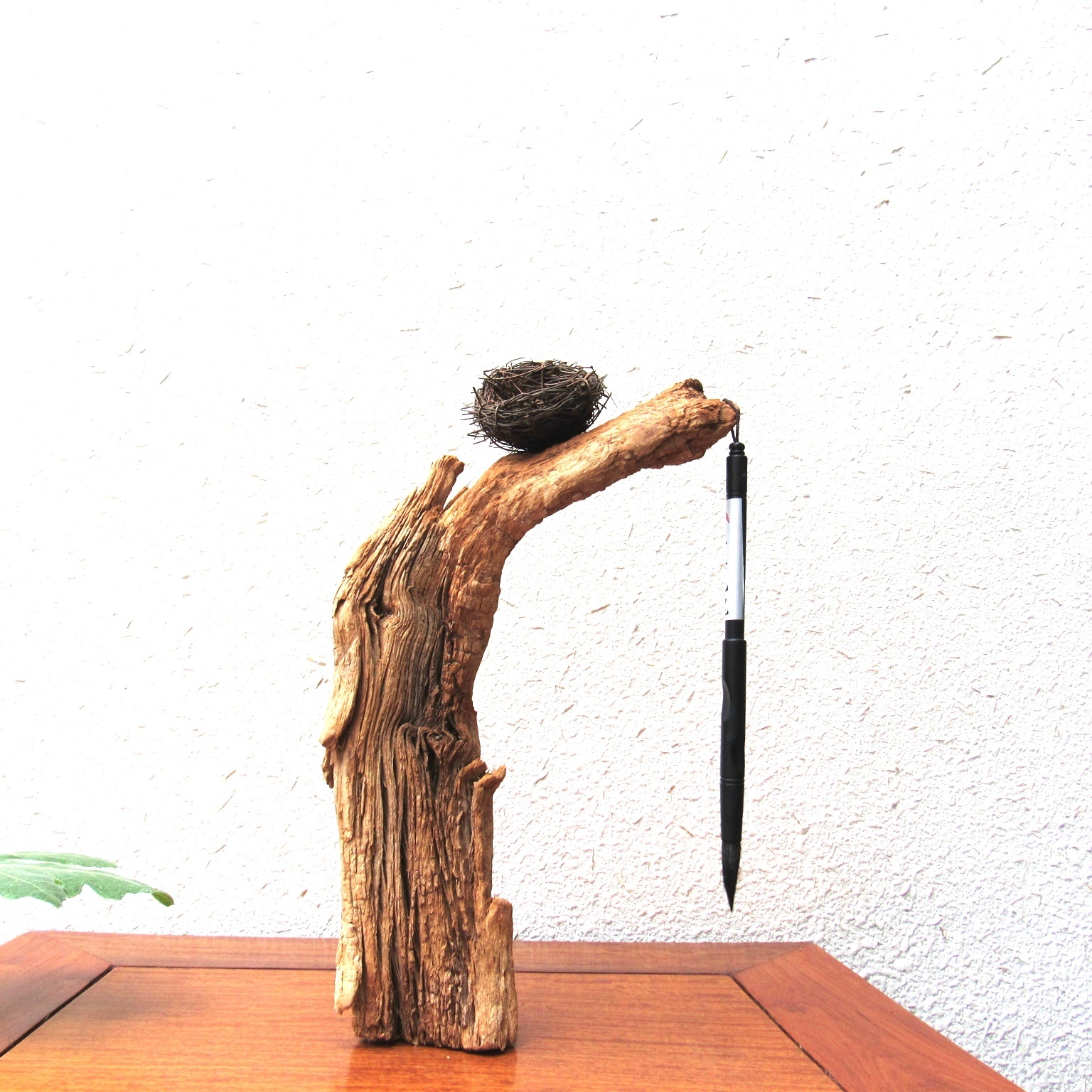 千年胡杨风化老木原木随形根艺摆件自然禅意艺术创意家居收藏饰品