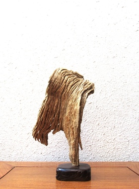 千年胡杨风化老木原木随形根艺摆件自然禅意艺术创意家居收藏饰品