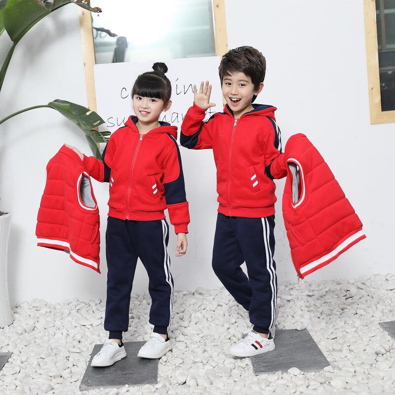 幼儿园园服秋冬装运动加棉加厚