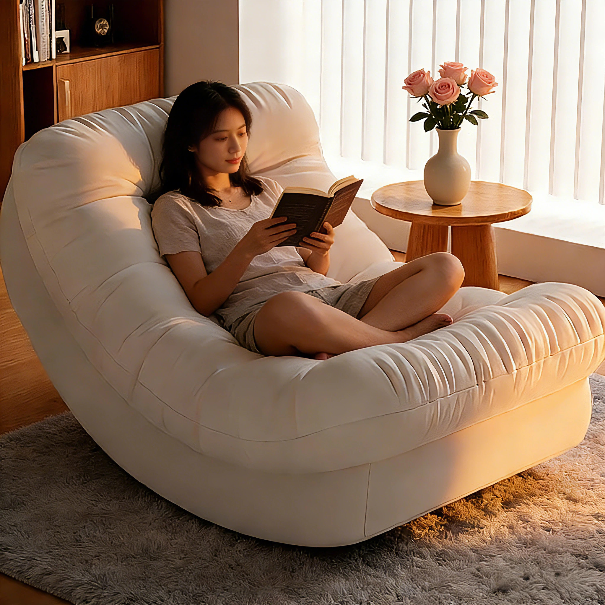 摇椅躺椅家用阳台休闲单人2025新款网红懒人摇摇椅沙发椅成人可睡,住宅家具,摇椅,淘宝优惠券,粉丝福利购,淘宝优惠卷