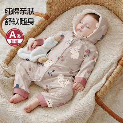 A类无荧光无甲醛纯棉婴儿连体衣