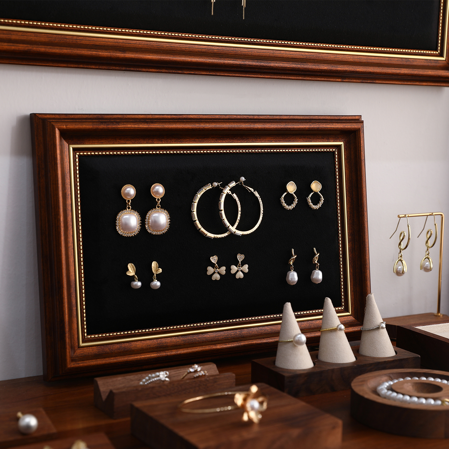 复古相框首饰项链饰品收纳架