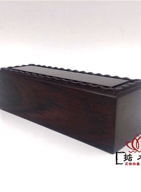 红木榫卯印章盒工艺品