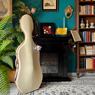 新款碳纤维大提琴盒2.8kg超硬纯碳琴盒抗压耐摔防水航空托运箱