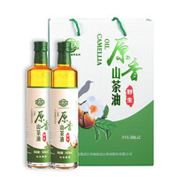 绿达有机原香山茶油食用油礼盒头道初榨野茶籽油野山茶油低脂2斤