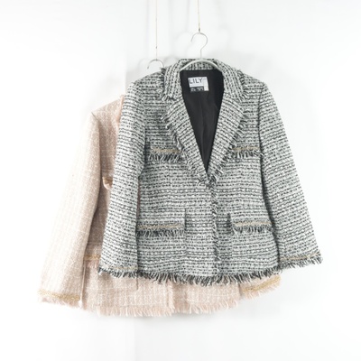 常规通勤长袖一粒按扣西装