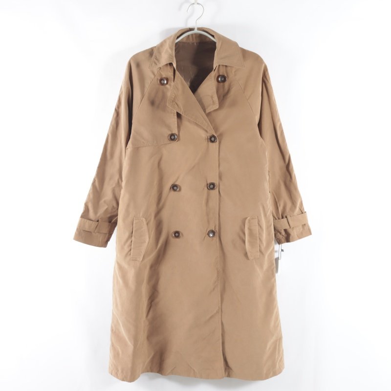 日单新款通勤百搭西装领双排扣直筒显瘦女纯色长袖中长款风衣外套,女装/女士精品,风衣,淘宝优惠券,粉丝福利购,淘宝优惠卷