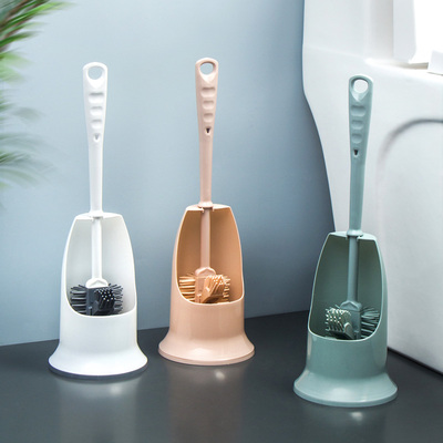 马桶刷家用无死角带底座卫生间清洁刷专用蹲坑双头厕所刷子