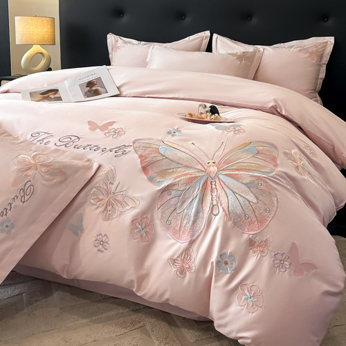 高级感刺绣全棉四件套~主卧优选