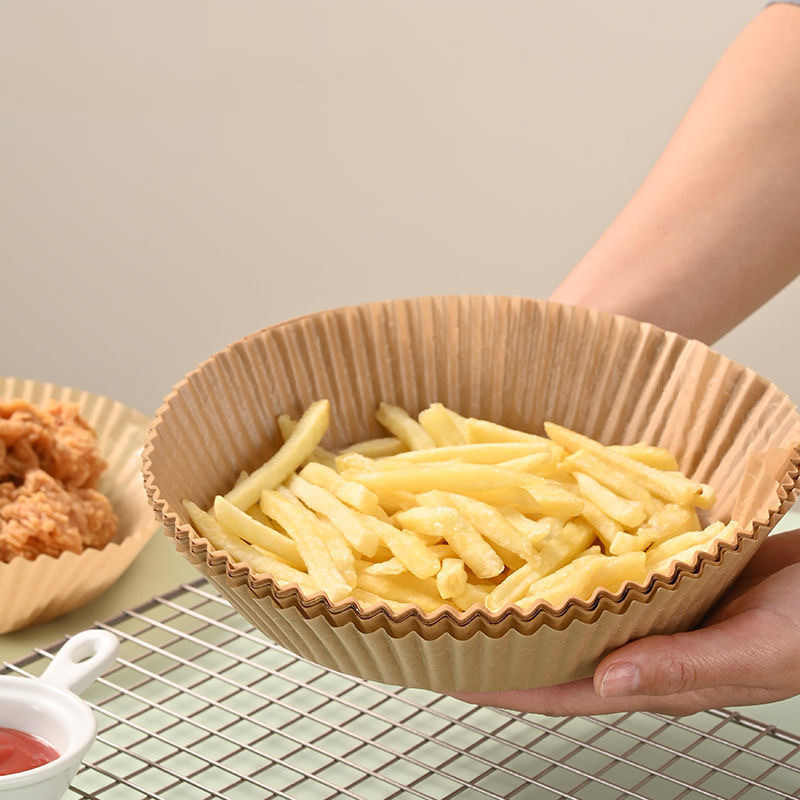 空气炸锅专用纸纸垫食品级吸油纸垫纸锡纸家用食物隔硅油纸纸盘烤