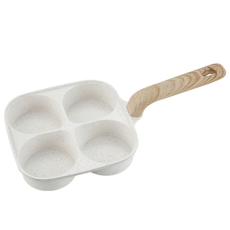 水自在煎鸡蛋汉堡机不粘平底锅家用四孔早餐蛋堡锅煎蛋神器煎饼锅