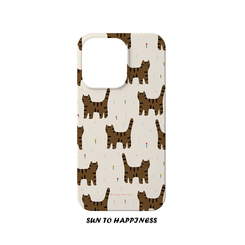 小清新可爱猫咪苹果17菲林手机壳