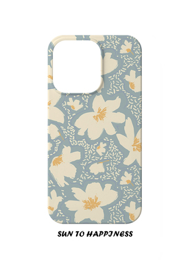 原创小清新日韩繁花适用苹果16PROMAX菲林软壳IPHONE15PLUS13PRO14二合一小众日韩硅胶防摔TPU高级感全包保护