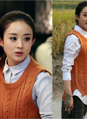 学院风毛衣背心女韩版修身百搭无袖针织衫马甲女学生上衣毛线坎肩