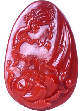 梅林达男女南红玛瑙莲花吊坠