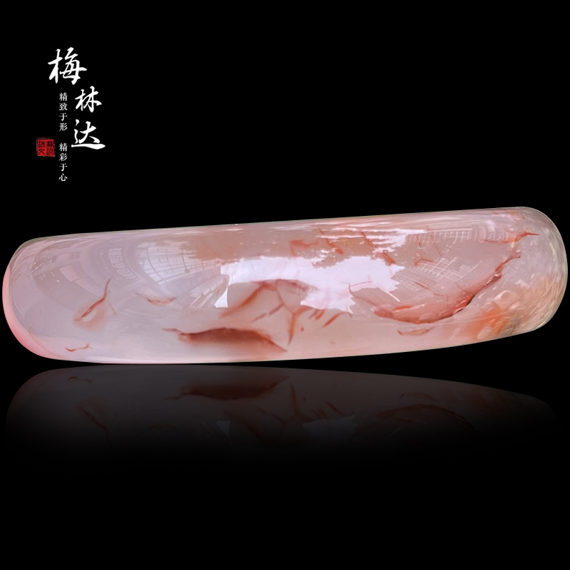 梅林达旗舰店天然南红玛瑙手镯女