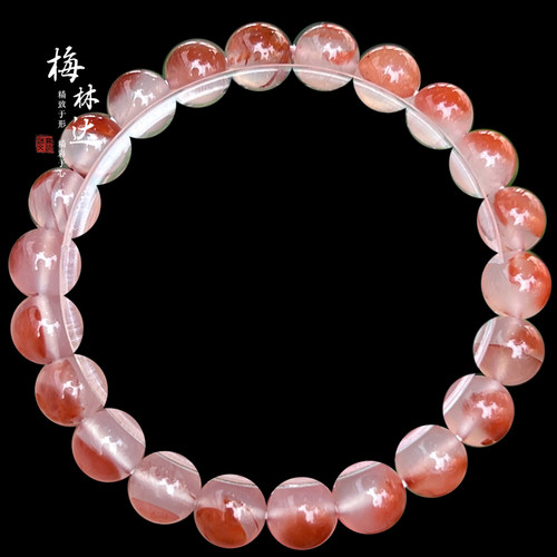 梅林达旗舰店天然南红玛瑙手串