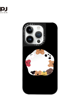 IPJ新款镜面可爱柿子椒熊磁吸壳17适用iphone16Promax手机壳苹果15Promax小动物14Pro可爱13防摔12个性保护套