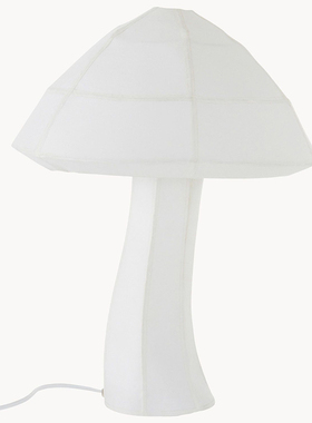 简约设计师款现代白色弹力布创意时尚台灯客厅卧室别墅软装展厅灯