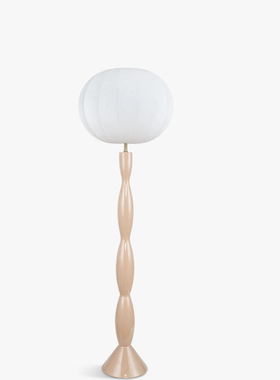 简约设计霍尼里白色蚕丝几何落地灯客厅酒店民宿公寓展厅样板房灯