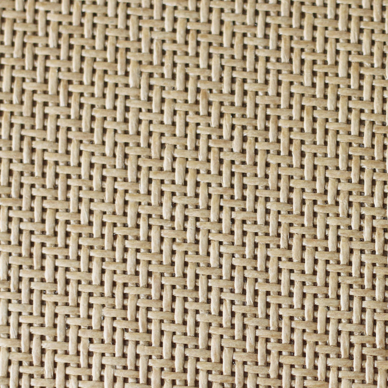 仿藤编机织十字满编编织材料柜门墙纸家具装修吊顶纸席材料装饰席