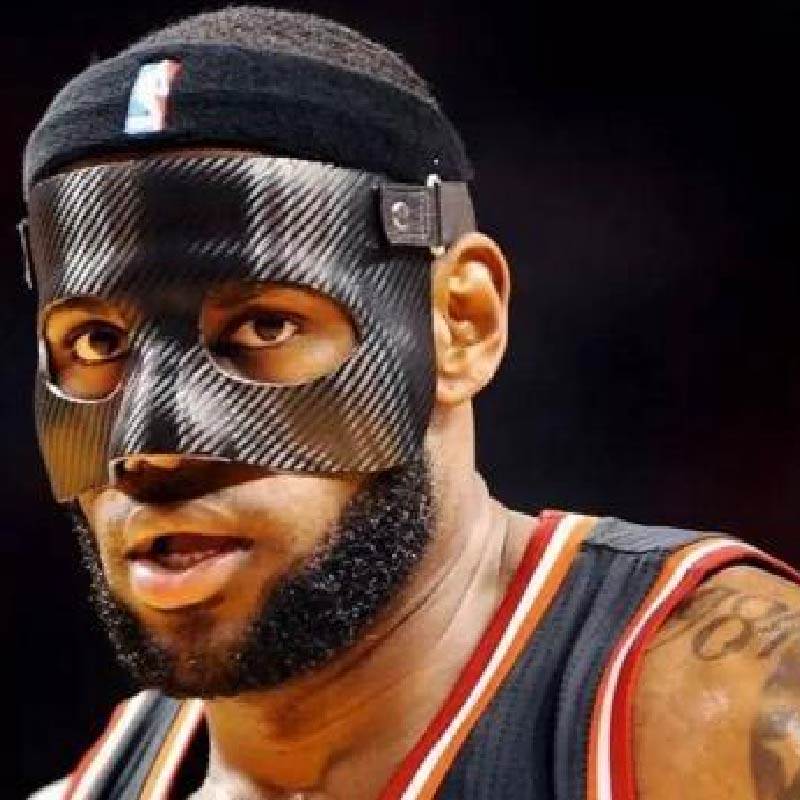 nbacba运动员同款打篮球防护面具图片