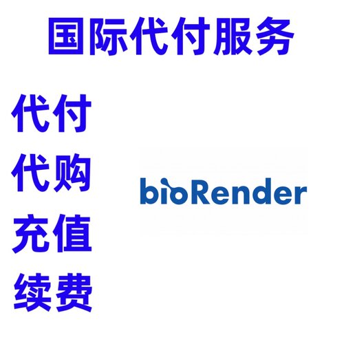 缴费 BioRender 付缴费款 图标模板续费充值 Bio Render 订阅