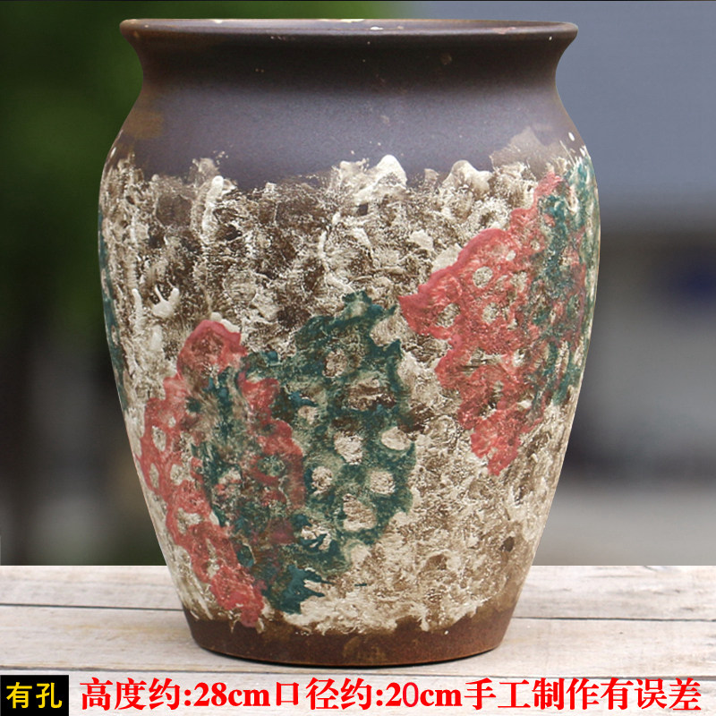 多肉花盆特大号切口经粗陶瘦高紫乐悬崖老桩紫砂缺口法师陶瓷