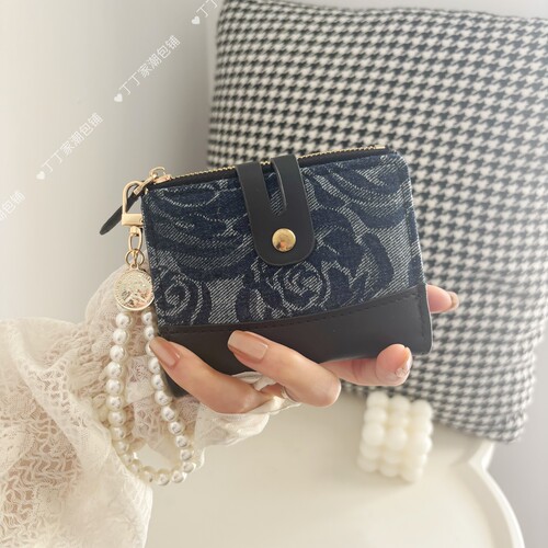 钱包女2025新款韩版潮大容量卡包二合一女生小清新可爱手拿零钱包