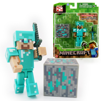 minecraft正版钻石游戏周边人偶