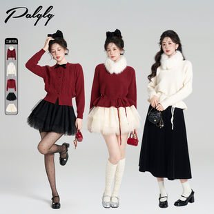 Palglg新年毛衣/半身裙
