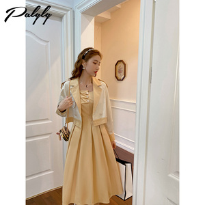 【清仓价】设计感气质裙子高级感连衣裙两件套女早春