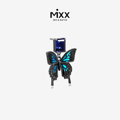 Mixx蝴蝶耳钉浅春系穿搭单品