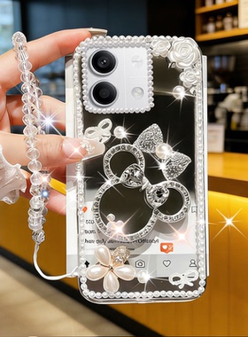 2026马年镶钻奢华适用redmi红米Note13手机壳高级感12turbo保护套12软壳11新品14+高端turbo3新款turbo4