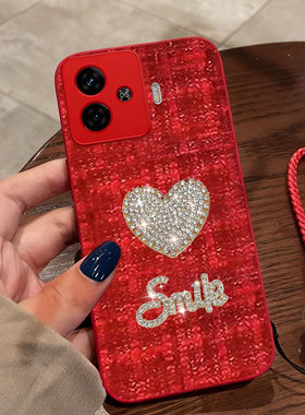 红色本命年布艺小香风适用iQOOZ9手机壳全包Z8X外壳U5x冬天U1保护套Z5x秋冬5喜庆5SE防摔Z8过年Z9喜庆U3春节