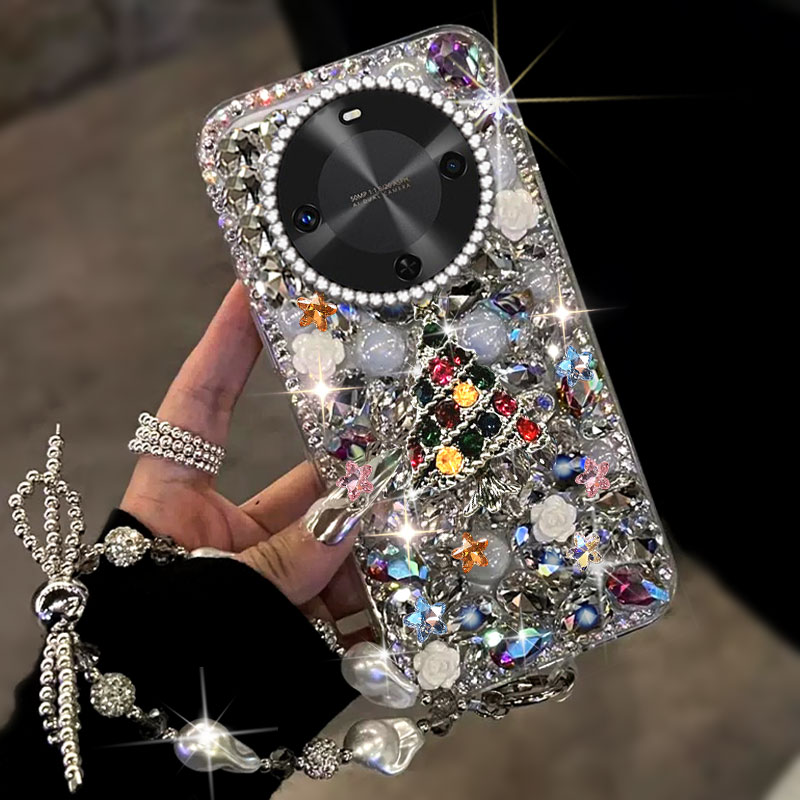 高端奢华镶钻手机壳，不掉钻，不发黄